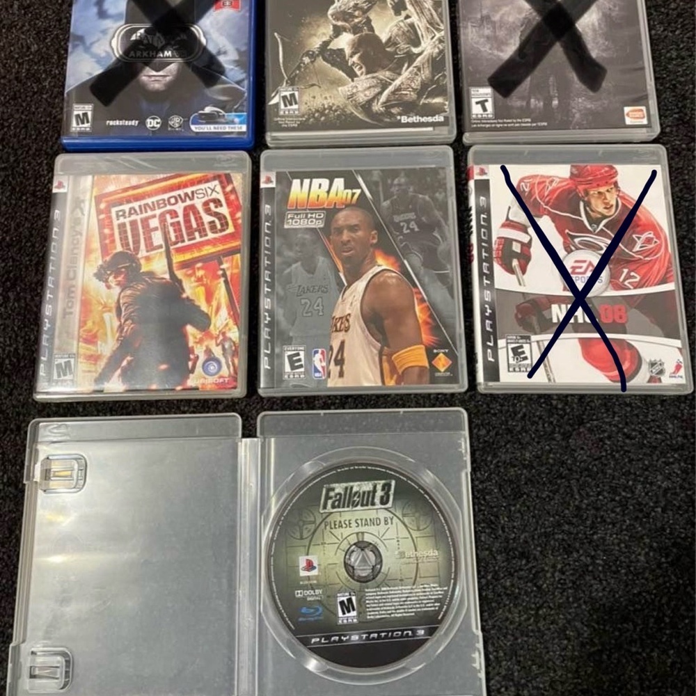 PlayStation 3 Game Discs 4 for 1 price
